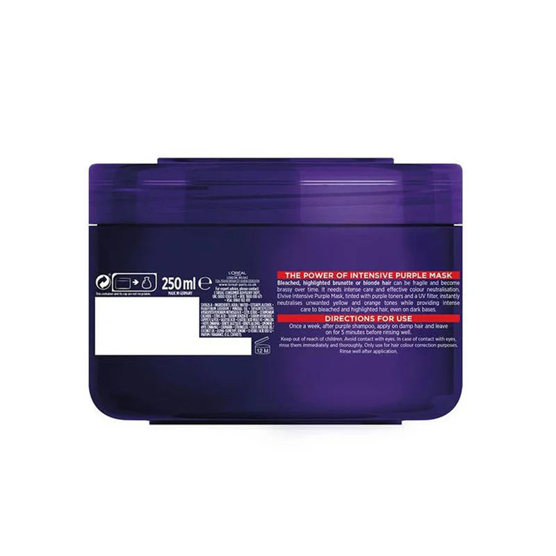 L’Oreal Elvive Colour Protect Anti-Brassiness Purple Hair Mask – 250ml
