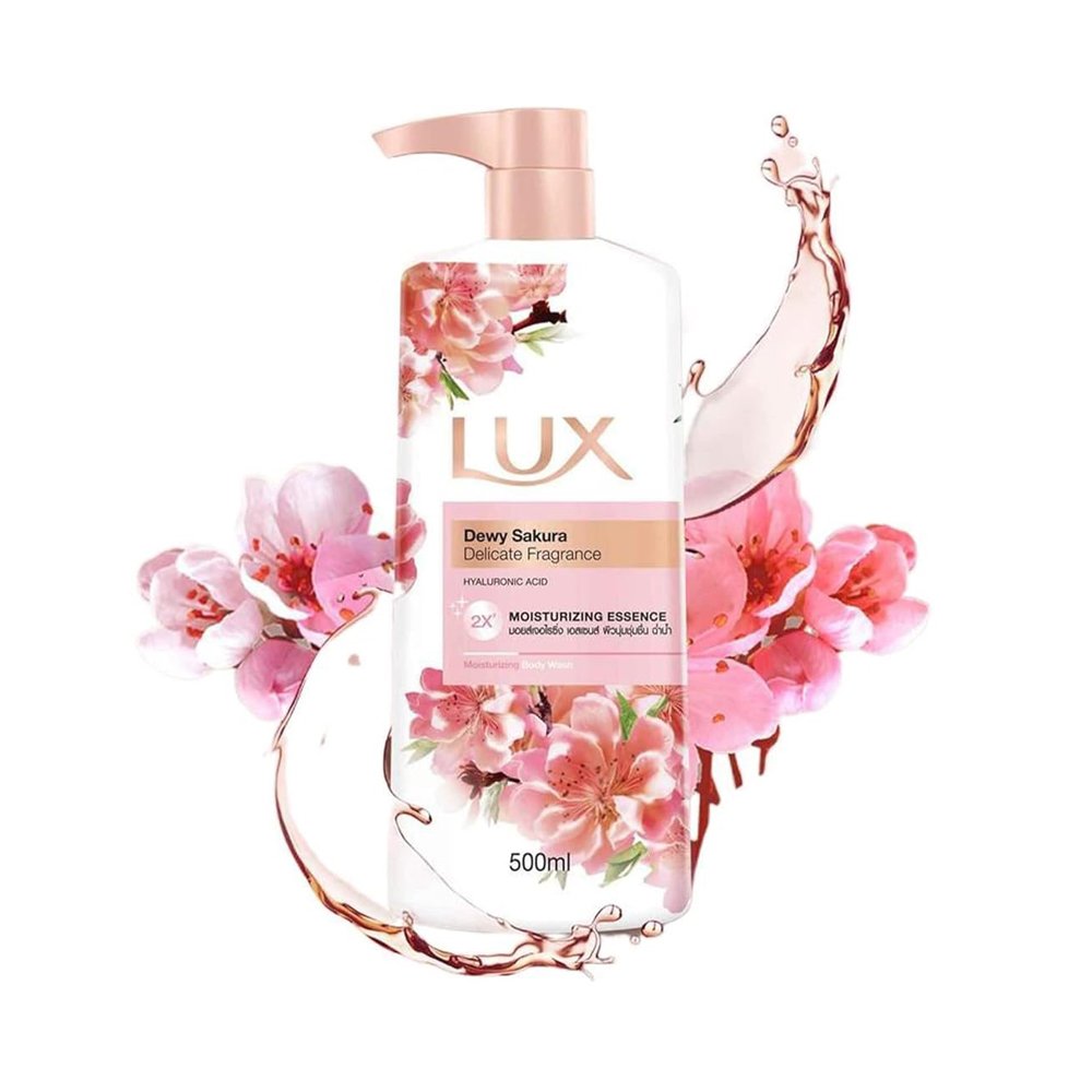 Lux Delicate Fragrance Body Wash Dewy Sakura (500ml)