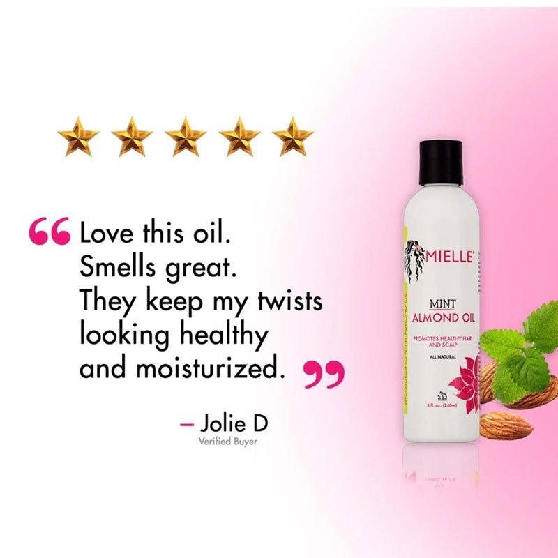 Mielle Mint Almond Oil – 240ml