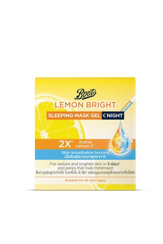 Boots Lemon Bright Sleeping Mask Gel 50ml