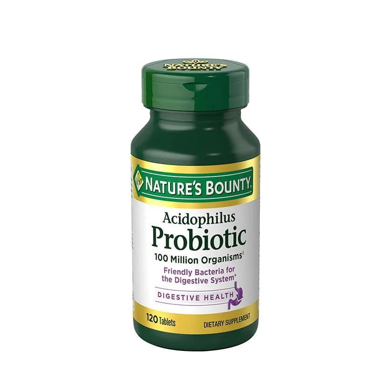 Nature’s Bounty Acidophilus Probiotic – 120 Tablets