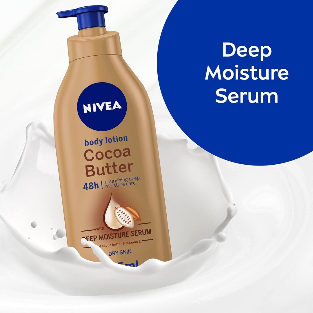 Nivea Cocoa Butter Body Lotion Vitamin E Dry Skin (625ml)