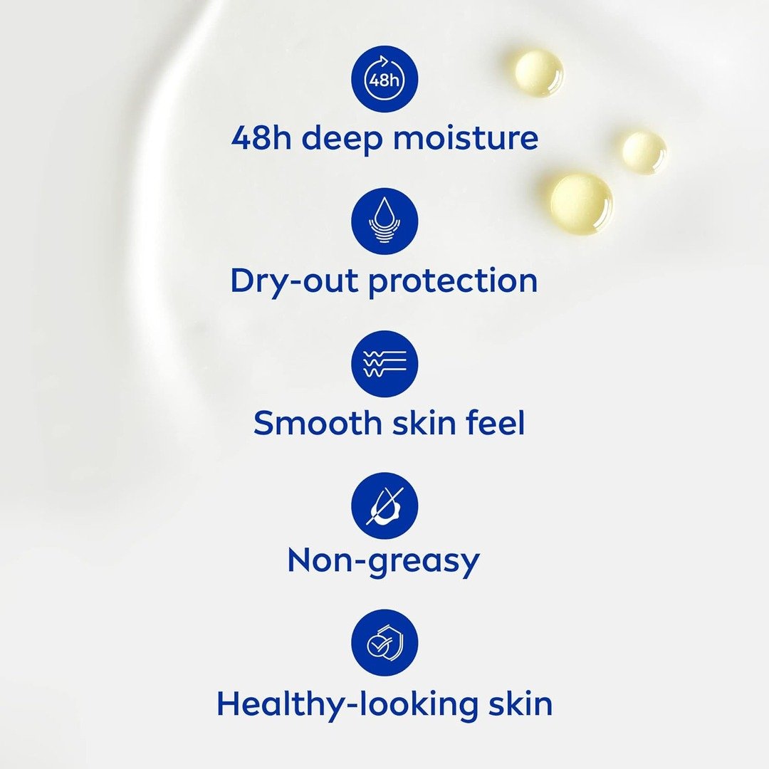 Nivea Cocoa Butter Body Lotion Vitamin E Dry Skin (625ml)