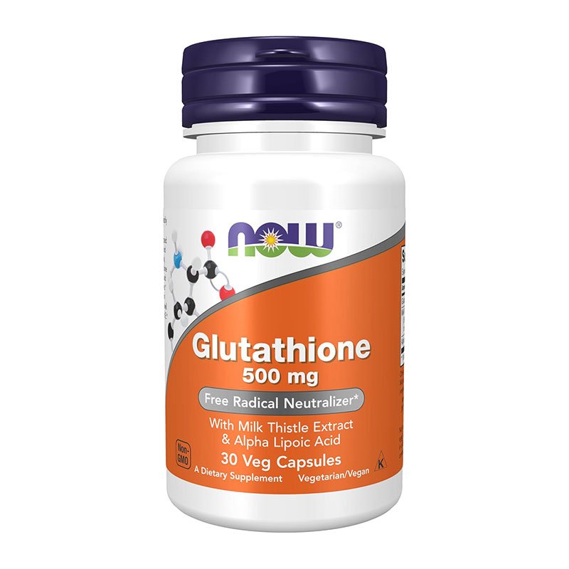 Now Glutathione 500 mg – 30 veg Capsules