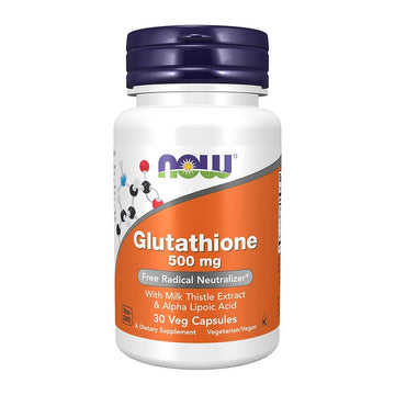Now Glutathione 500 mg – 30 veg Capsules