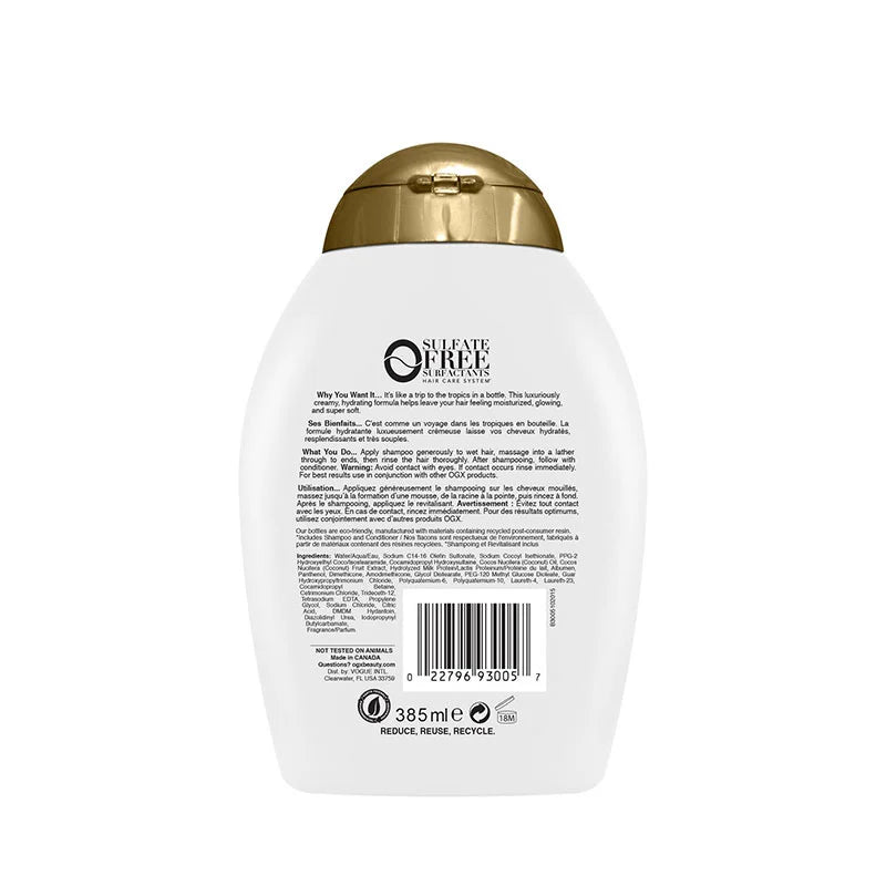 OGX Nourishing Coconut Milk Shampoo – 385ml