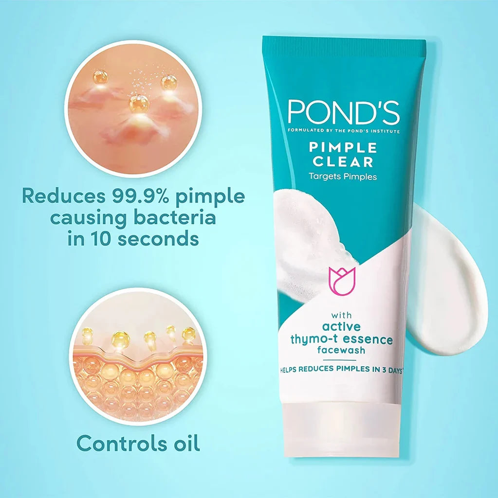 Ponds Acne Clear Facial Foam (100gm)