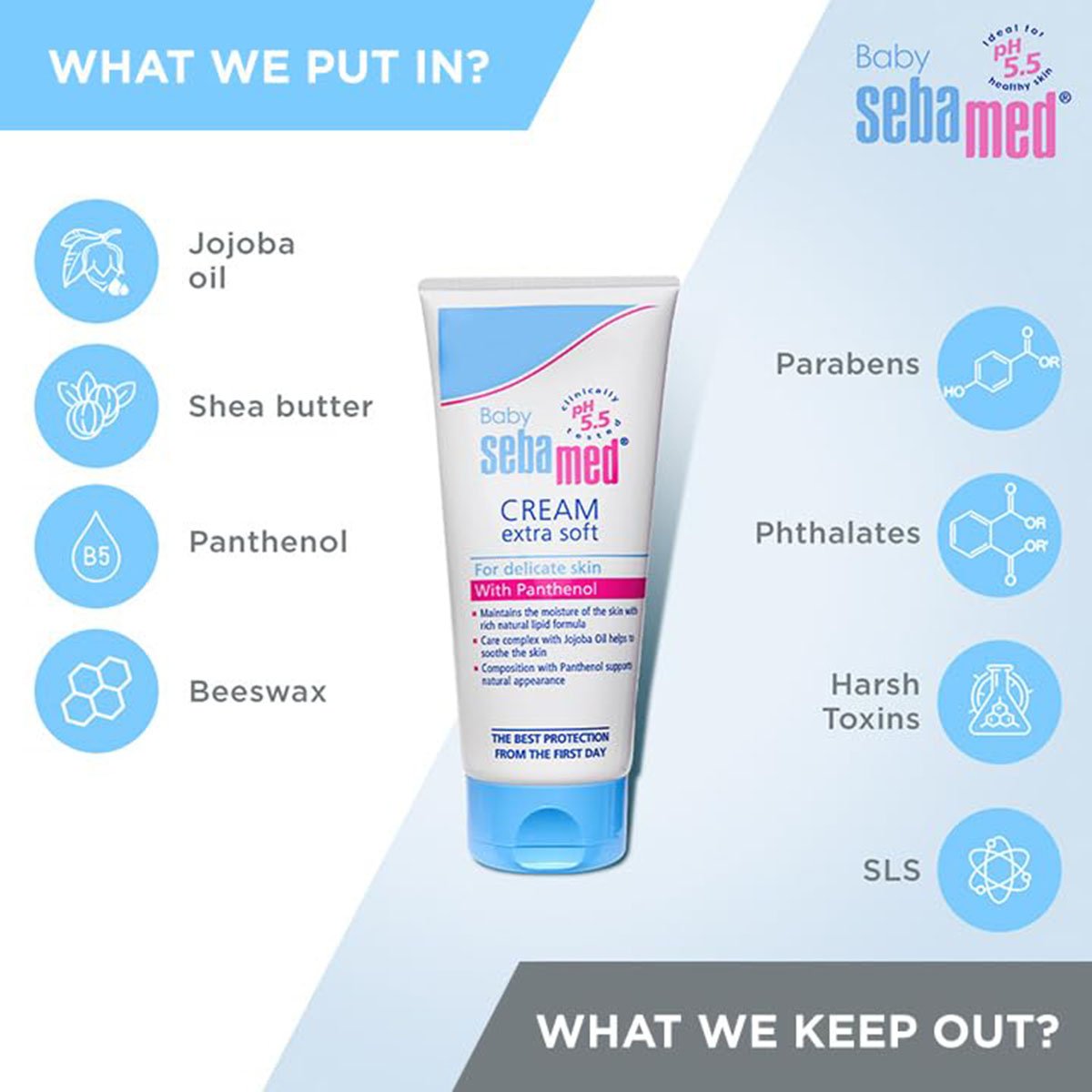 Sebamed Extra Soft Baby Cream 200ml