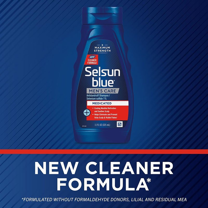 Selsun Blue Men’s Care Medicated Antidandruff Shampoo – 325ml