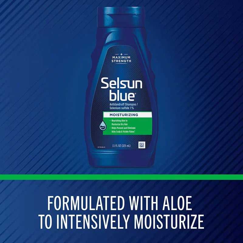 Selsun Blue Moisturizing with Aloe Dandruff Shampoo – 325ml