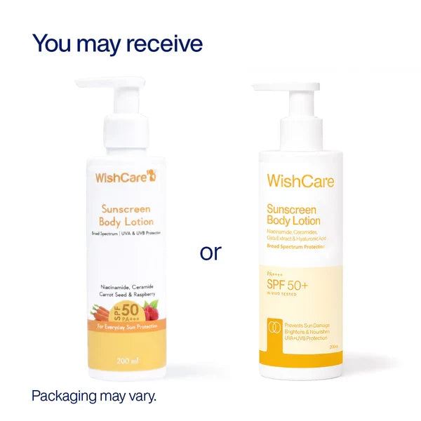 WishCare SPF 50 Sunscreen Body Lotion PA+++ 200ml