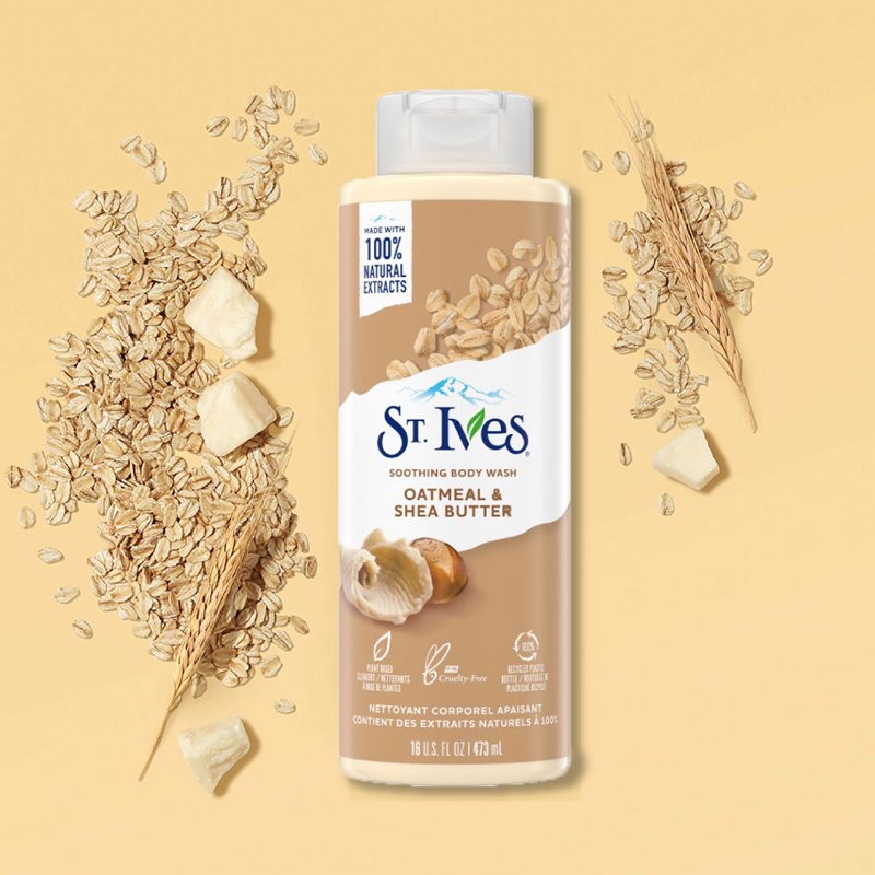 St. Ives Soothing Oatmeal And Shea Butter Body Wash - 650ml