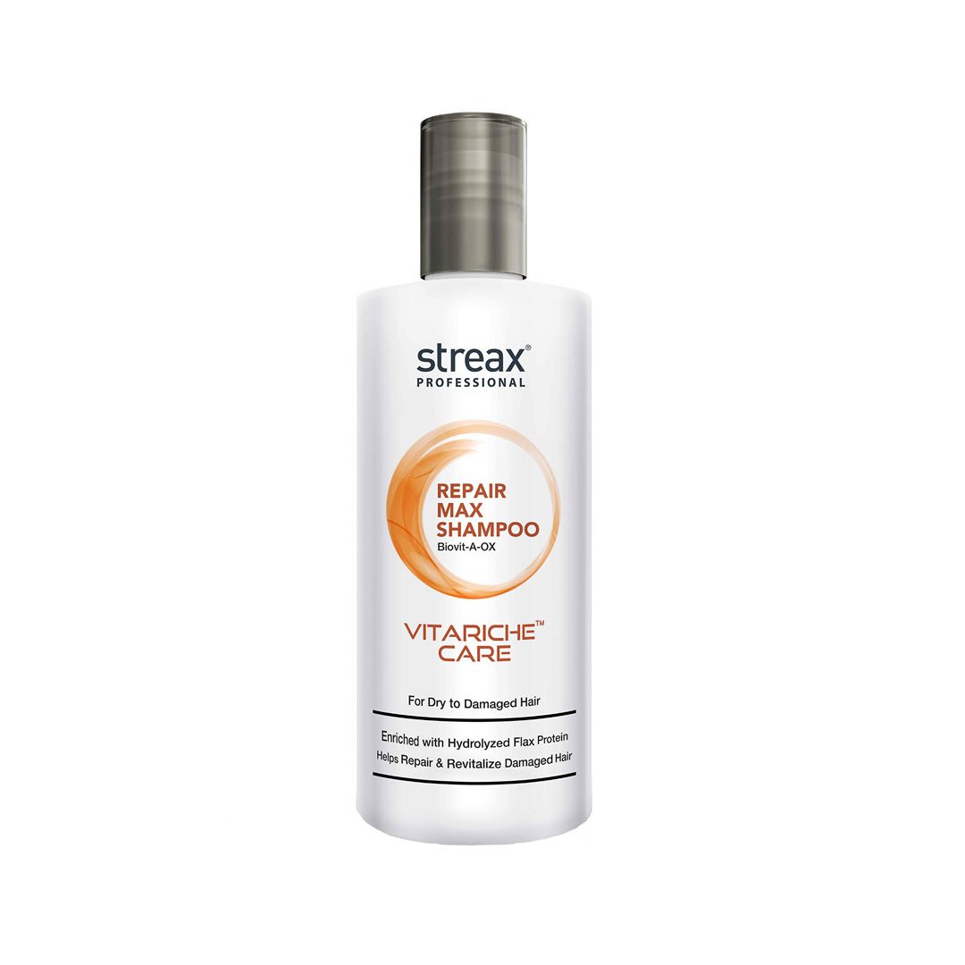 Streax Professionals Repair Max Shampoo for Dry to Damaged Hair