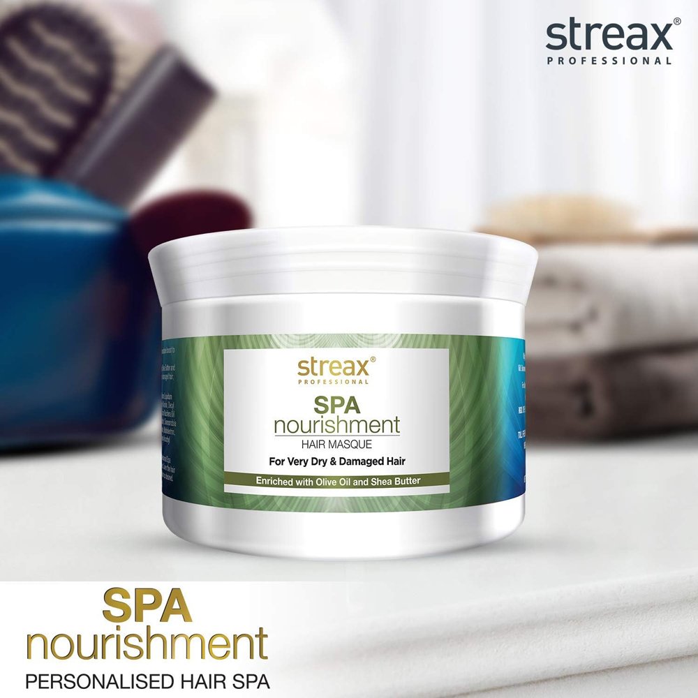 Streax Spa Nourishment Olive & Shea Butter (500ml)