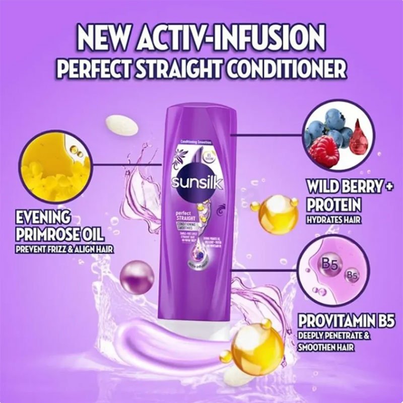 Sunsilk Perfect Straight Conditioner – 300ml