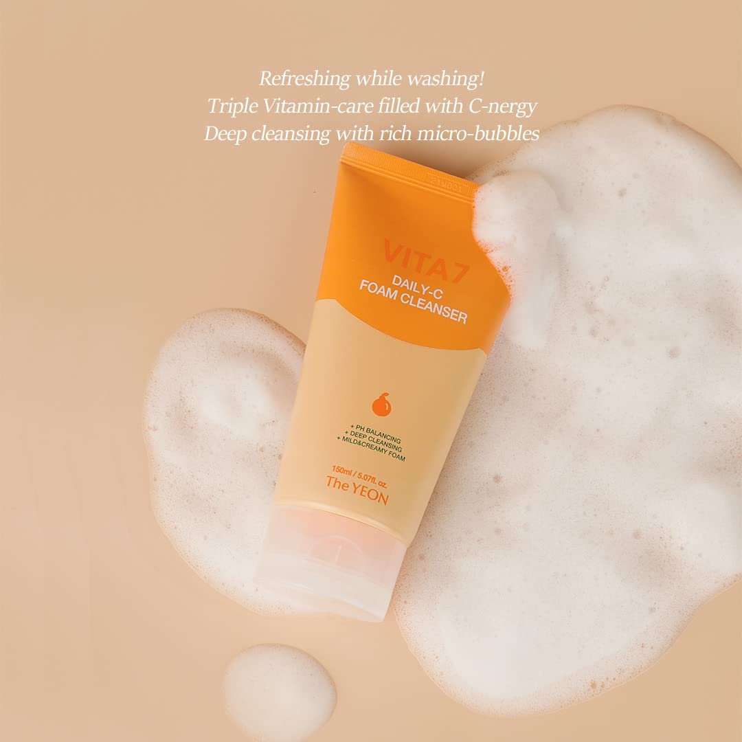 The YEON Vita7 Daily-C Foam Cleanser-150 ml