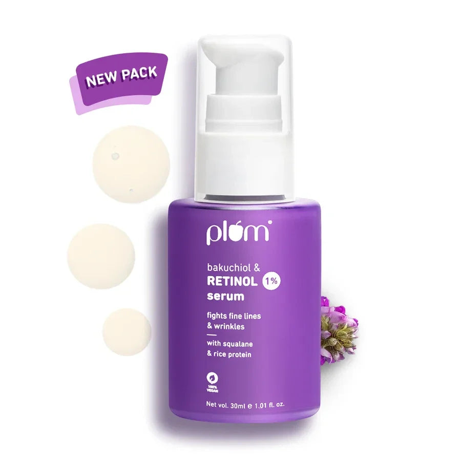 Plum 1% Retinol Face Serum with Bakuchiol 30ml