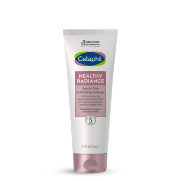 Cetaphil Healthy Radiance Gentle Exfoliating PHA Cleanser- 124ml