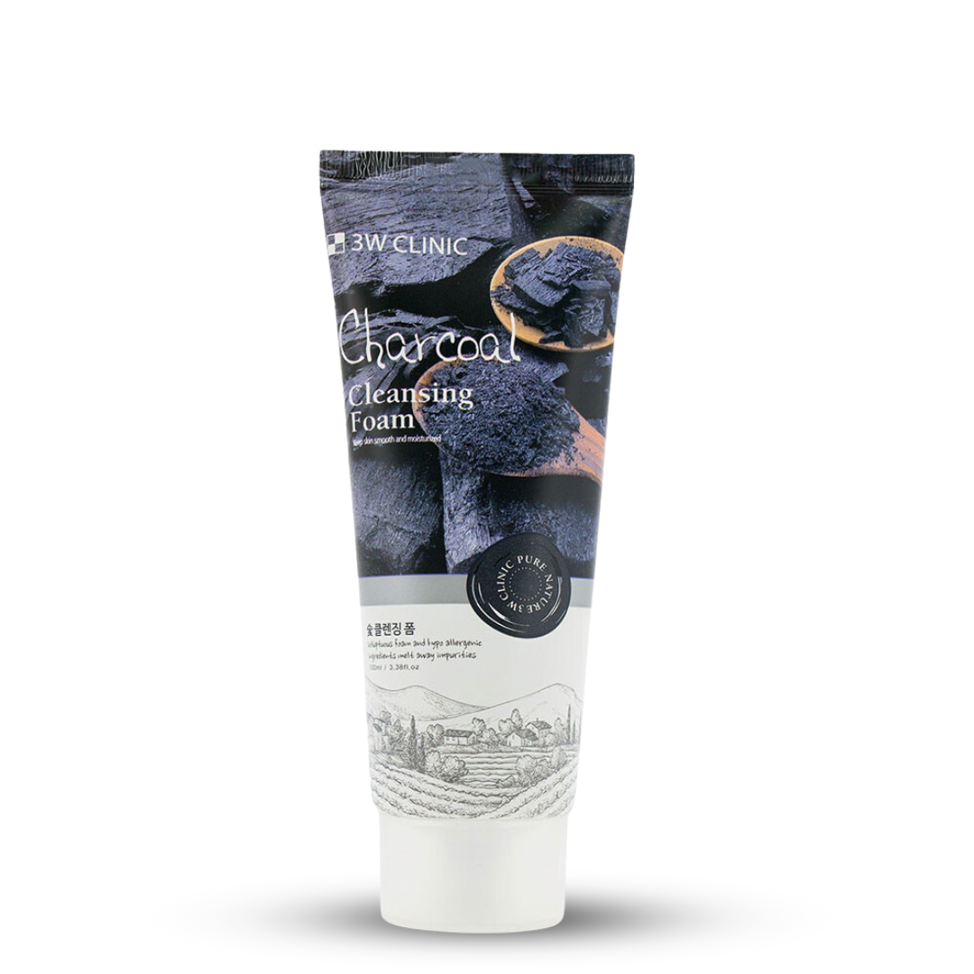 3W Clinic Charcoal Cleansing Foam 100ml