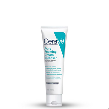 CeraVe Acne Foaming Cream Cleanser with 4% Benzoyl Peroxide – 150ml