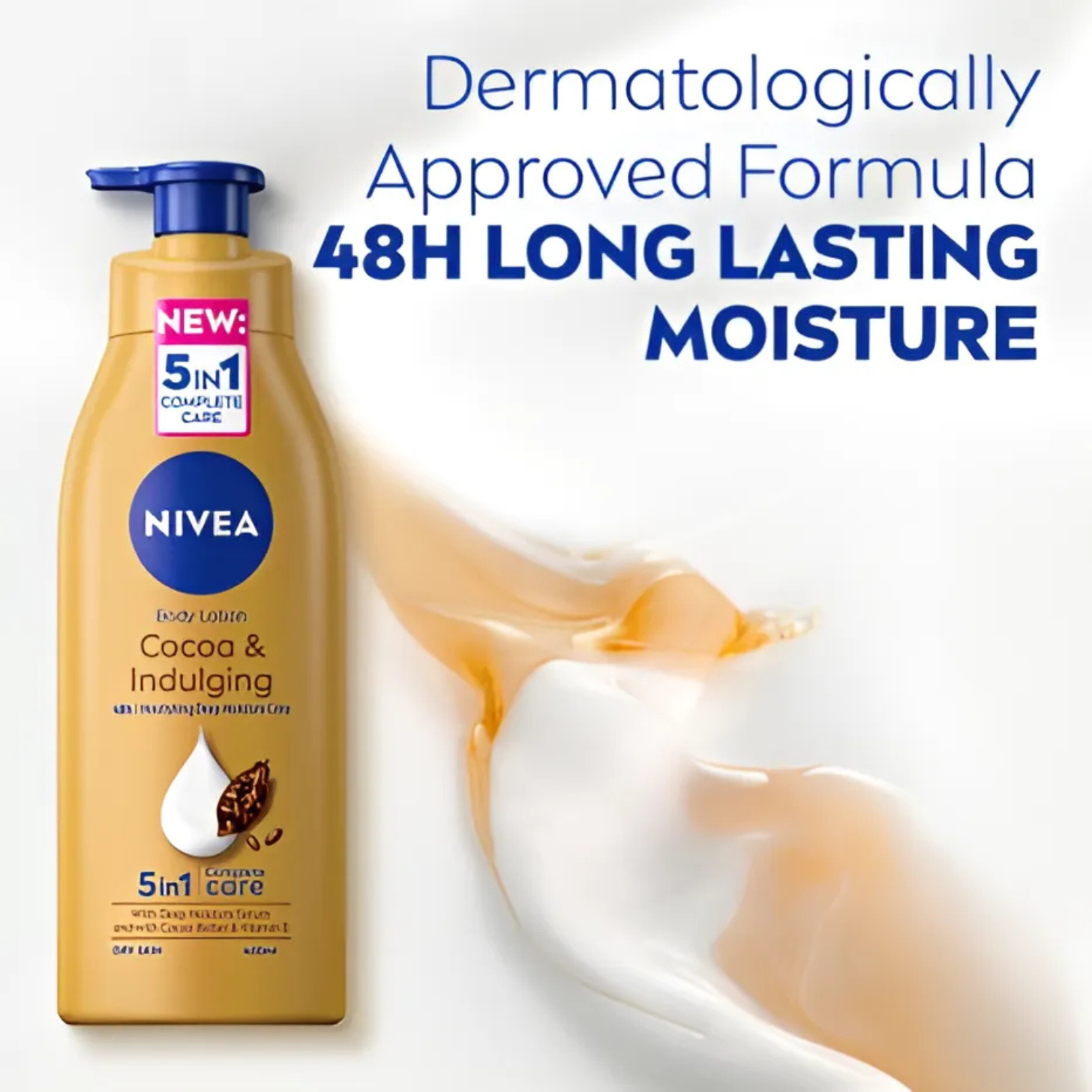 Nivea 5 In 1 Cocoa Butter Body Lotion, 400ml
