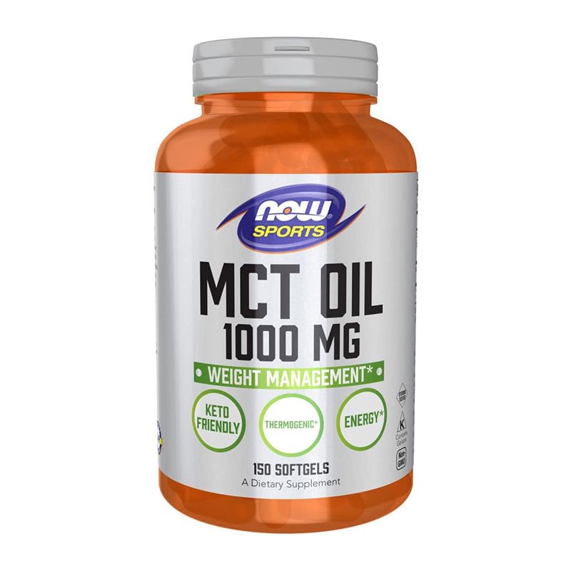Now Foods MCT Oil 1000 mg – 150 Softgels