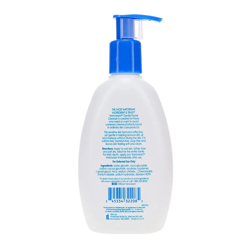Vanicream Gentle Facial Cleanser – 237ml