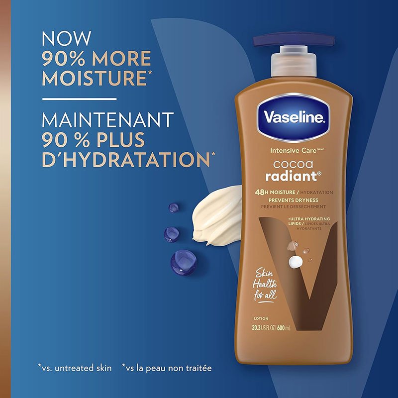 Vaseline Intensive Care Cocoa Radiant Body Lotion – 600ml