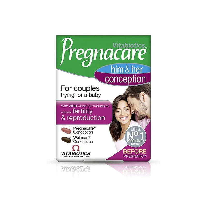Vitabiotics Pregnacare Him and Her Conception – 60 Tablets