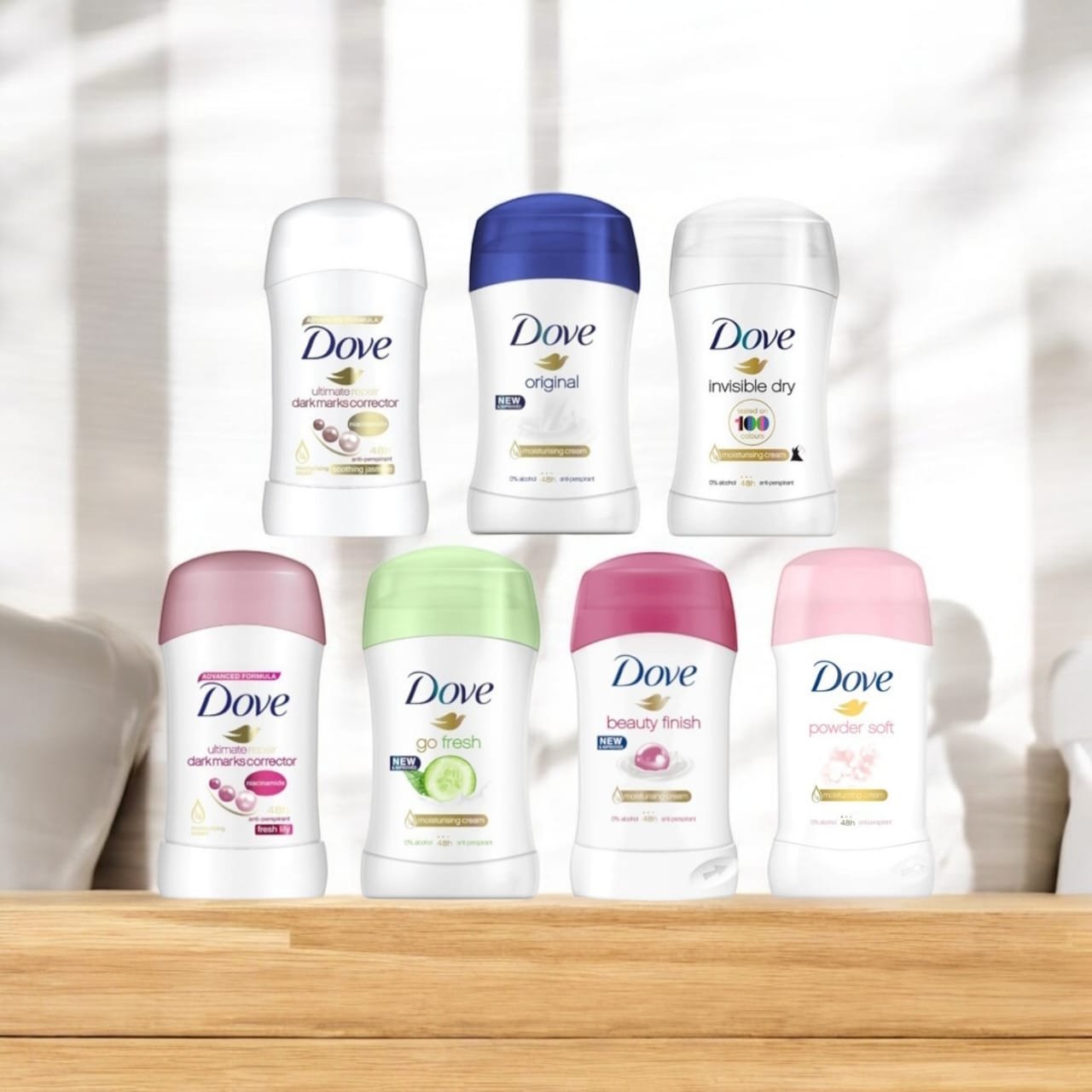 Dove Invisible Dry Antiperspirant Deodorant Stick, 40 g