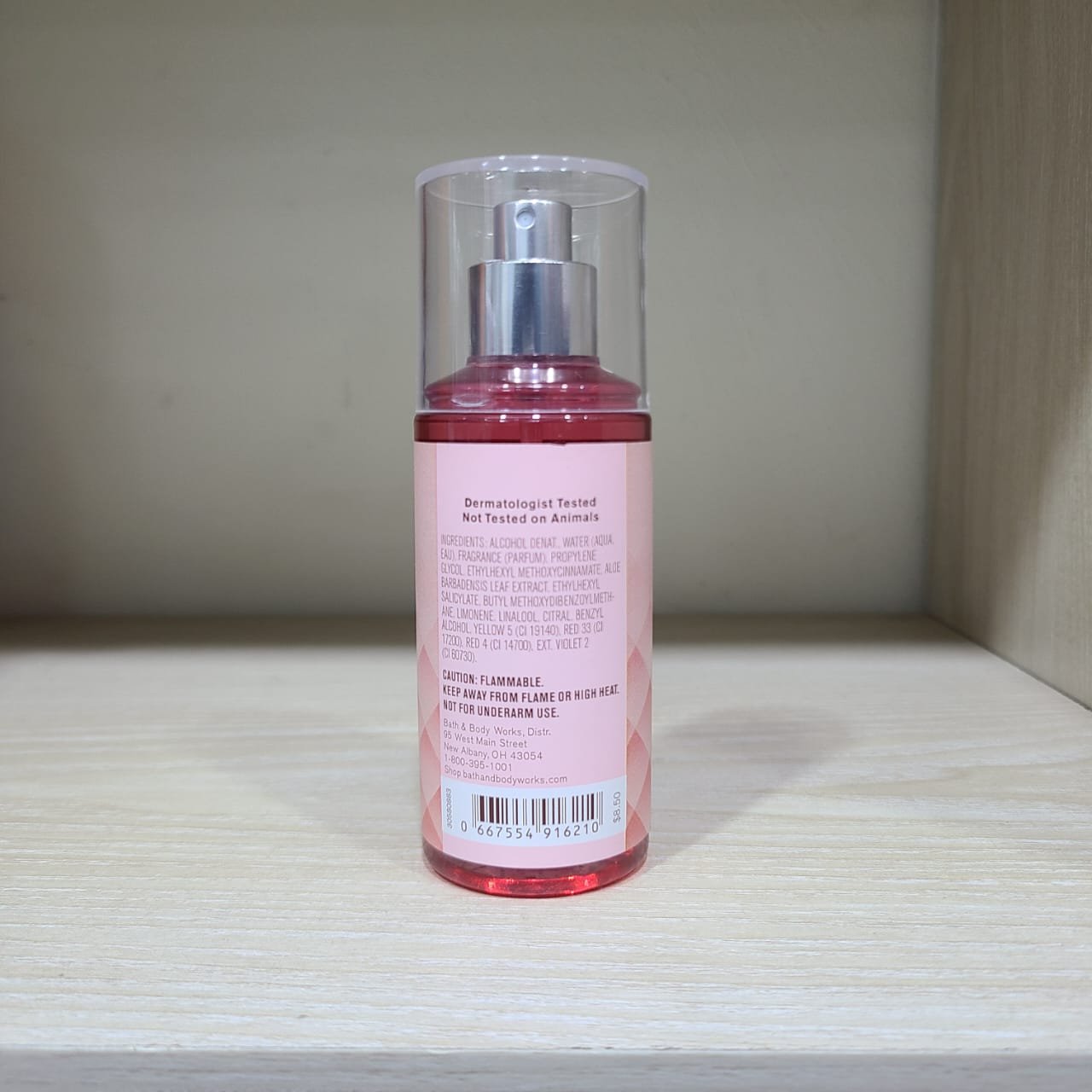 Bath and Body Works Travel Size Fine Fragrance Mist Champagne Toast 75ml