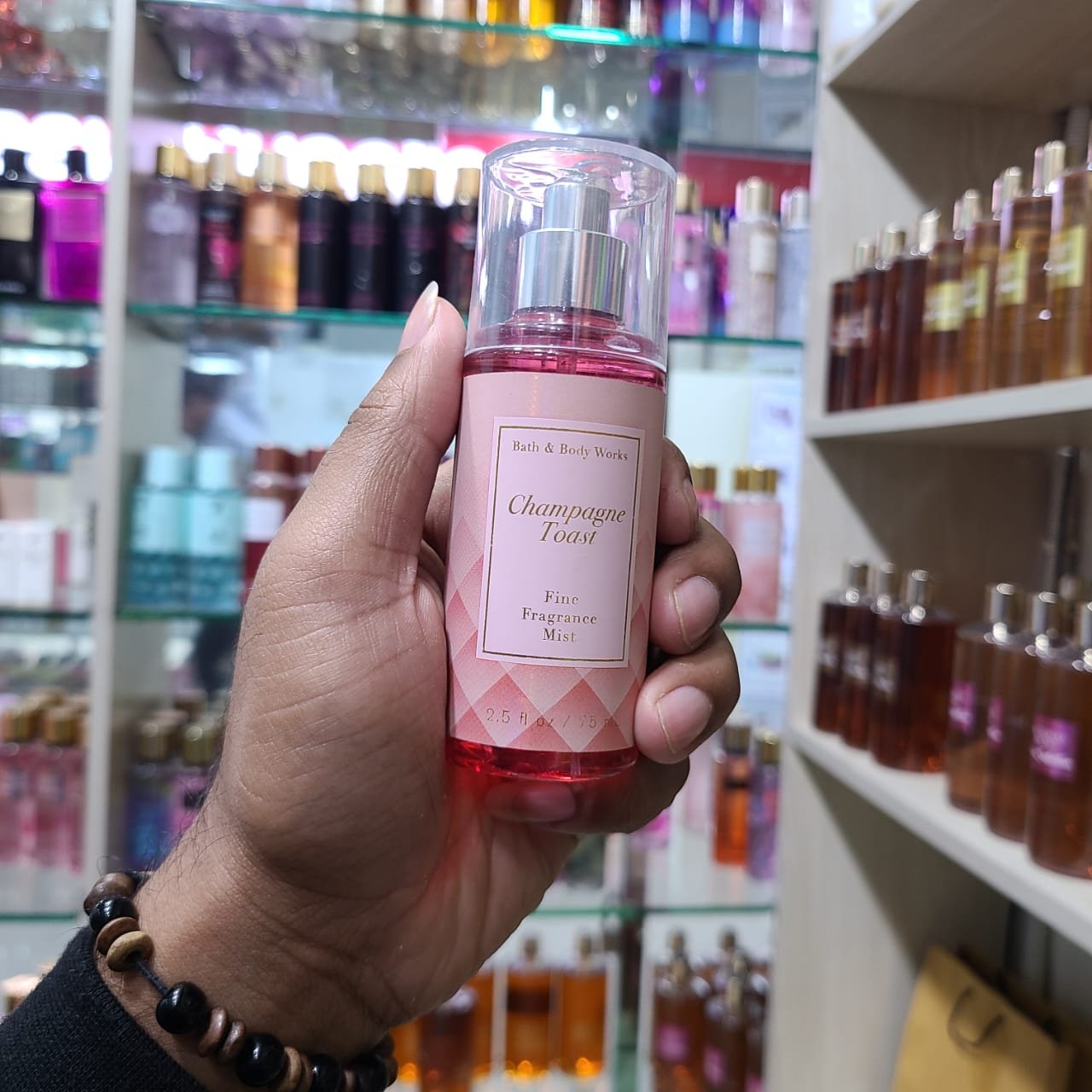 Bath and Body Works Travel Size Fine Fragrance Mist Champagne Toast 75ml
