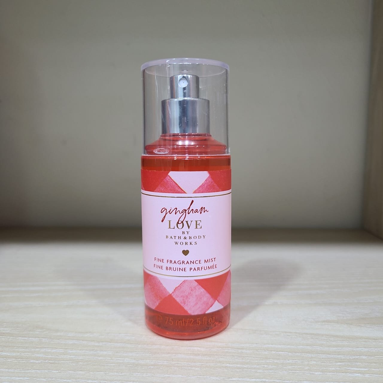 Bath and Body Works Travel Size Fine Fragrance Mist Gingham love 75ml