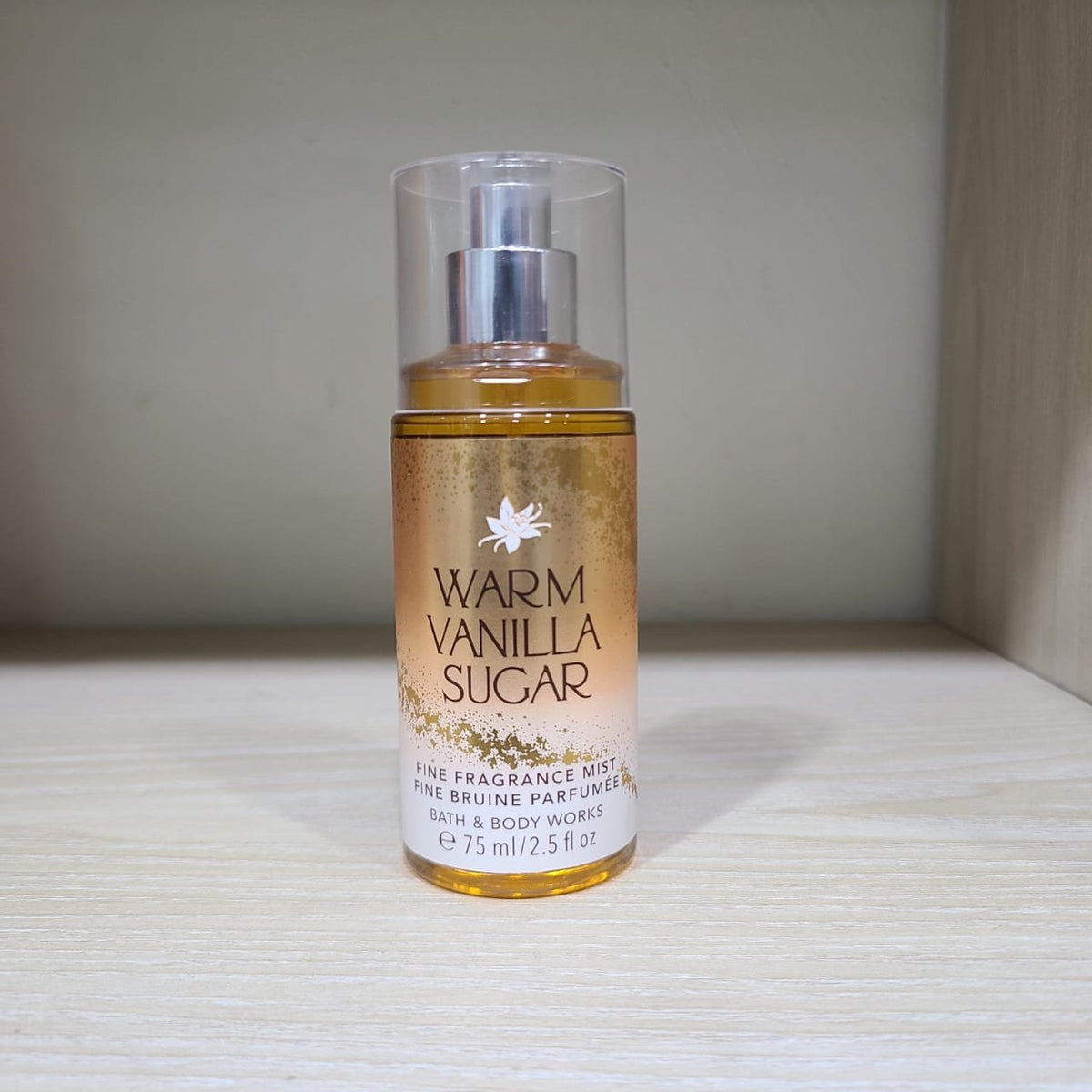 Bath and Body Works Travel Size Fine Fragrance Mist warm vanilla sugar 75ml