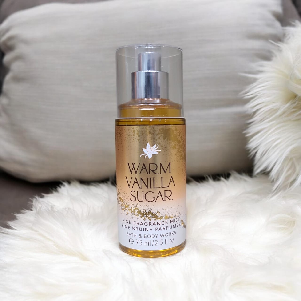 Bath and Body Works Travel Size Fine Fragrance Mist warm vanilla sugar 75ml