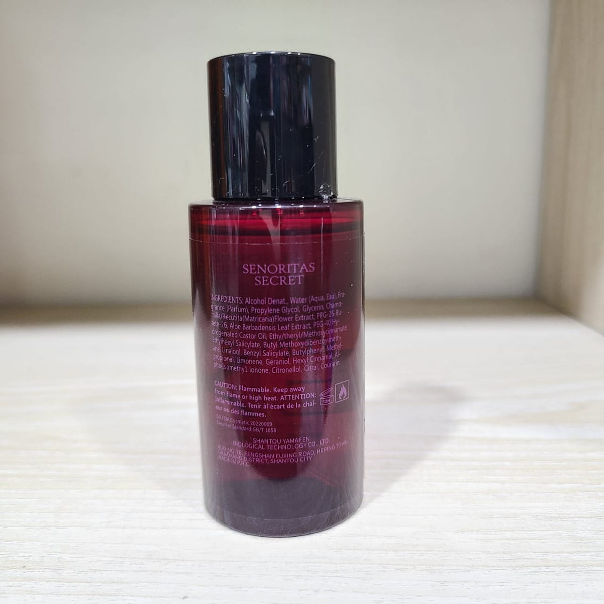 SENORITAS SECRET Travel Size Fine Fragrance Mist Very Sexy night (Red) 75ml
