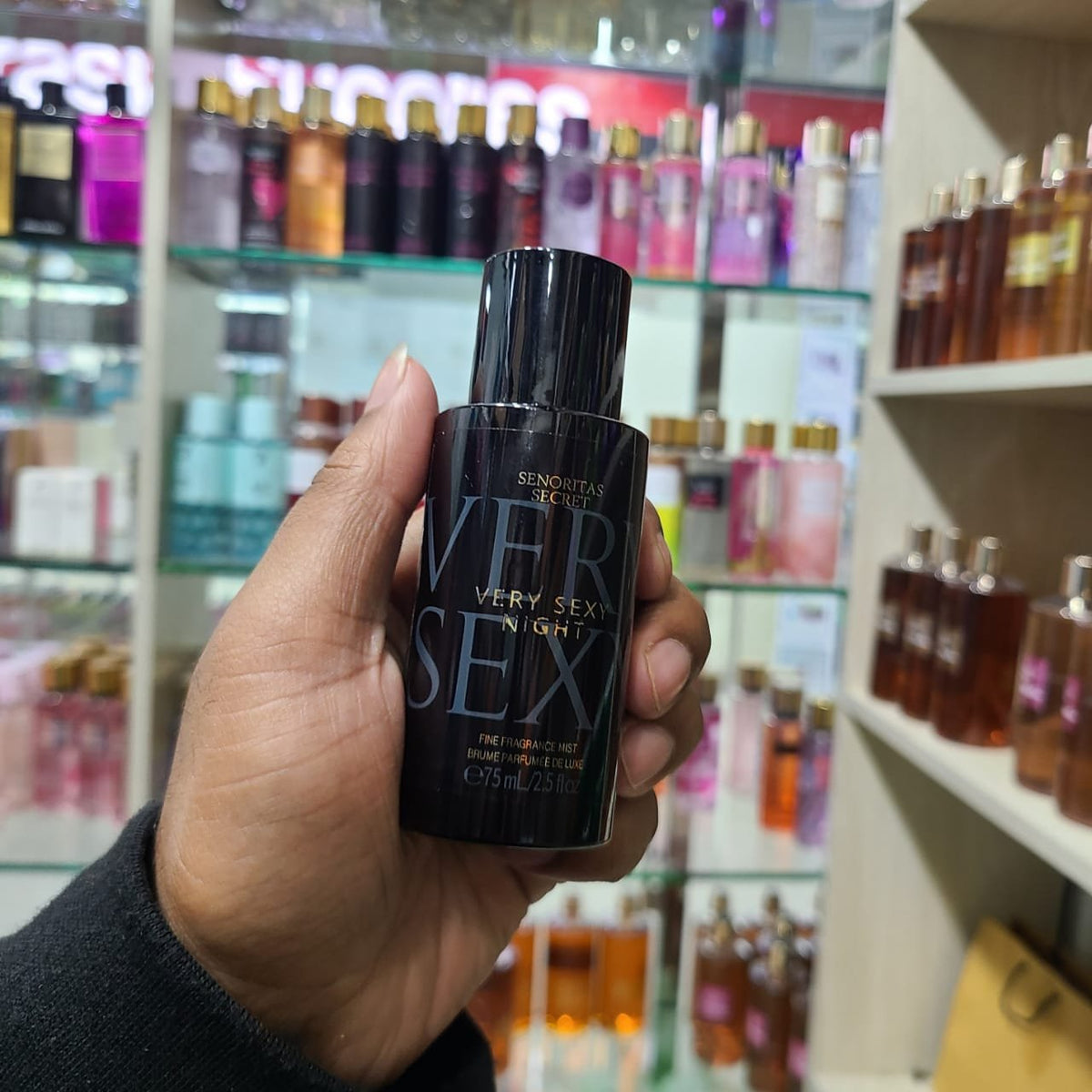 SENORITAS SECRET Travel Size Fine Fragrance Mist Very Sexy night (Black) 75ml