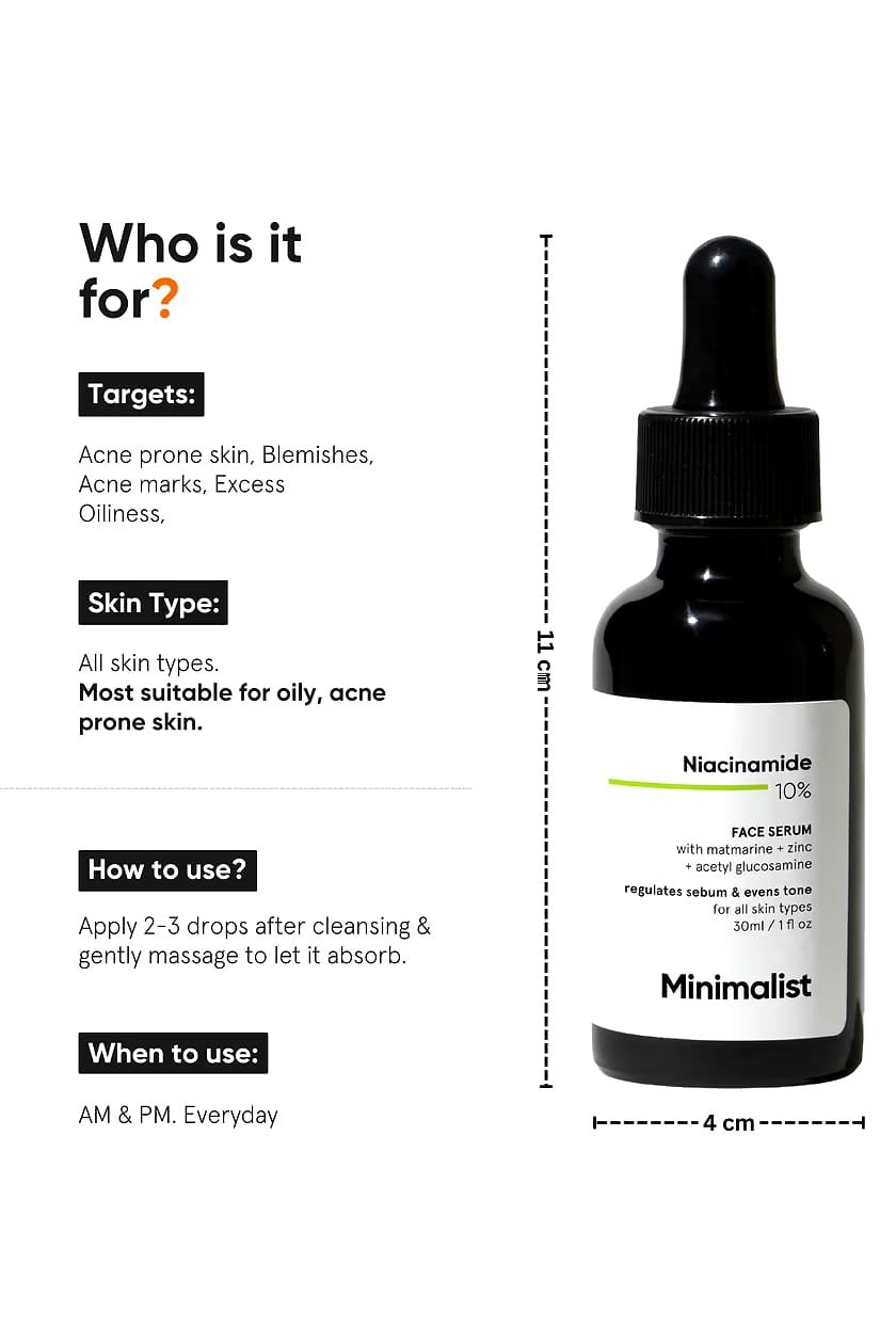 Minimalist Niacinamide 10% Face Serum 30ml