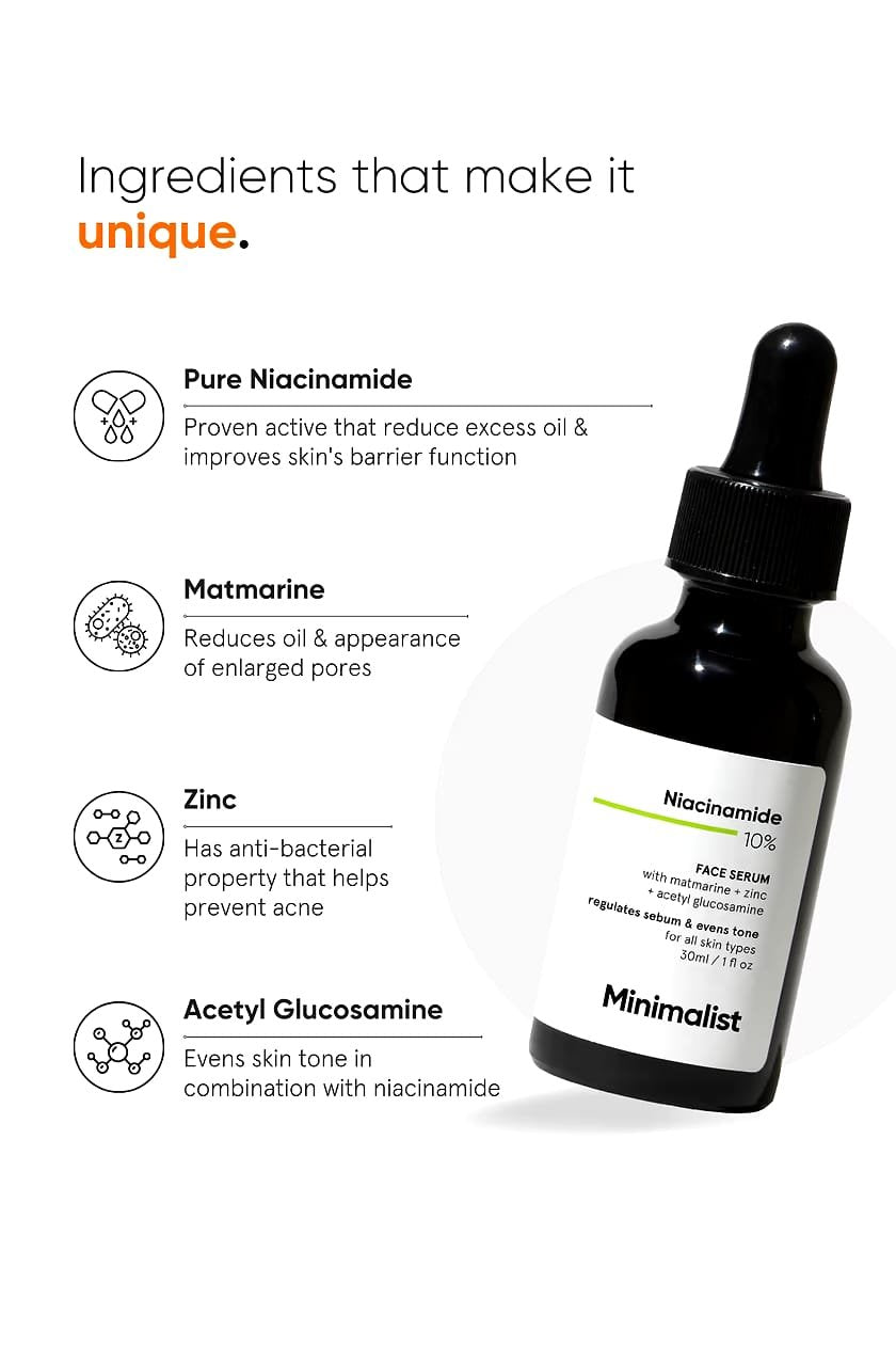 Minimalist Niacinamide 10% Face Serum 30ml