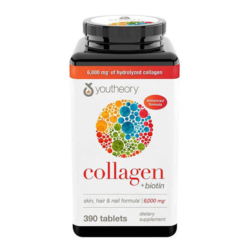 Youtheory Collagen Plus Biotin – 390 Tablets