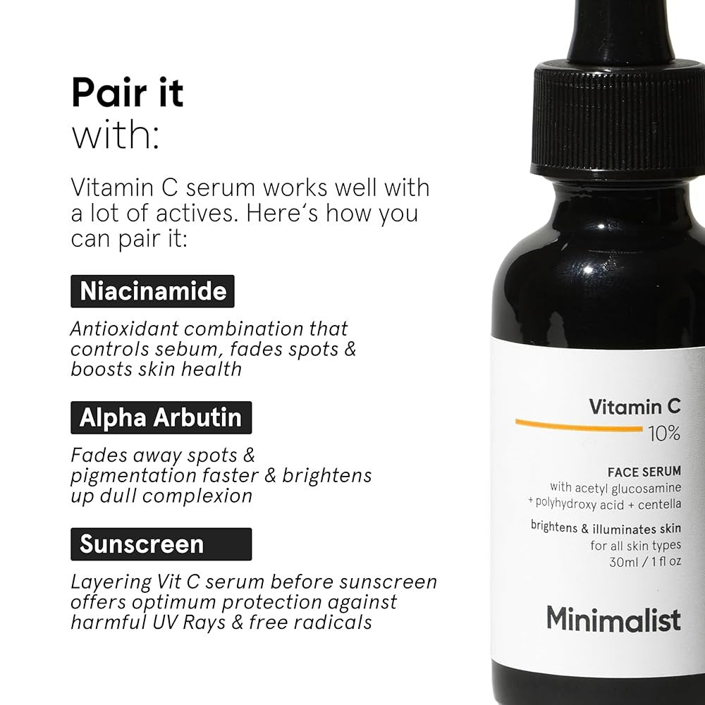 Minimalist Vitamin C 10% Face Serum 10ml