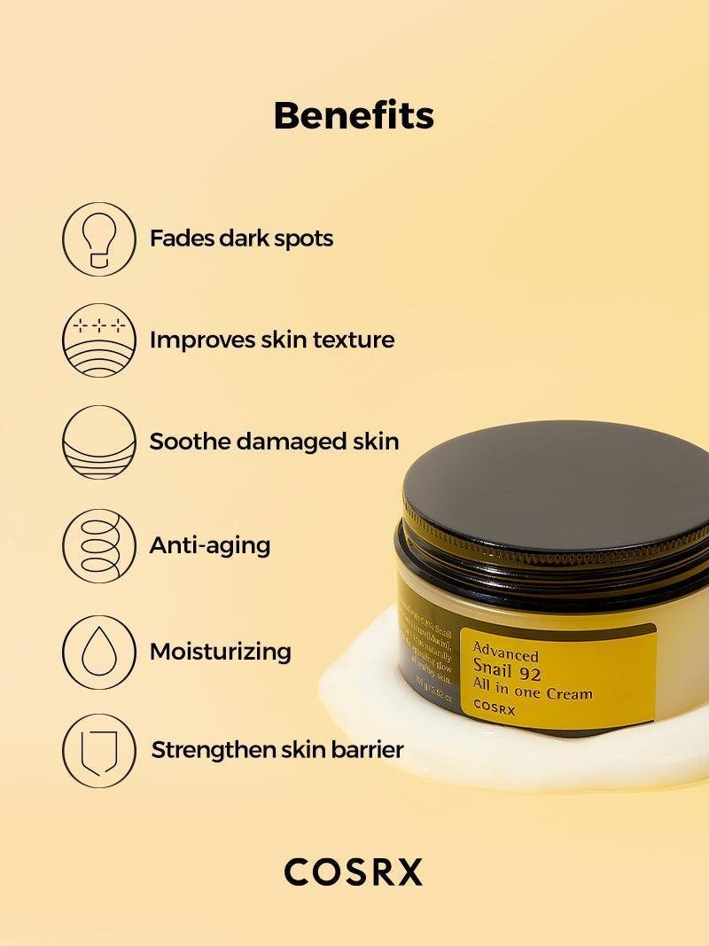 Cosrx Advanced Snail 92 All In One Cream Tube 50g