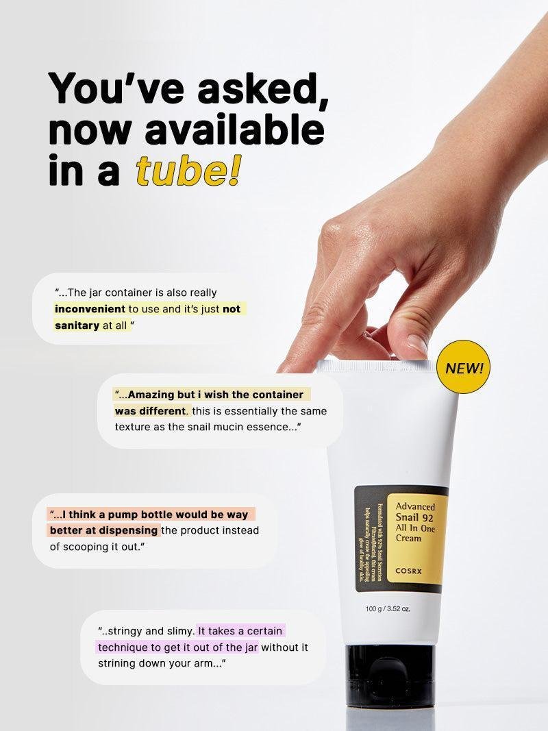 Cosrx Advanced Snail 92 All In One Cream Tube 50g