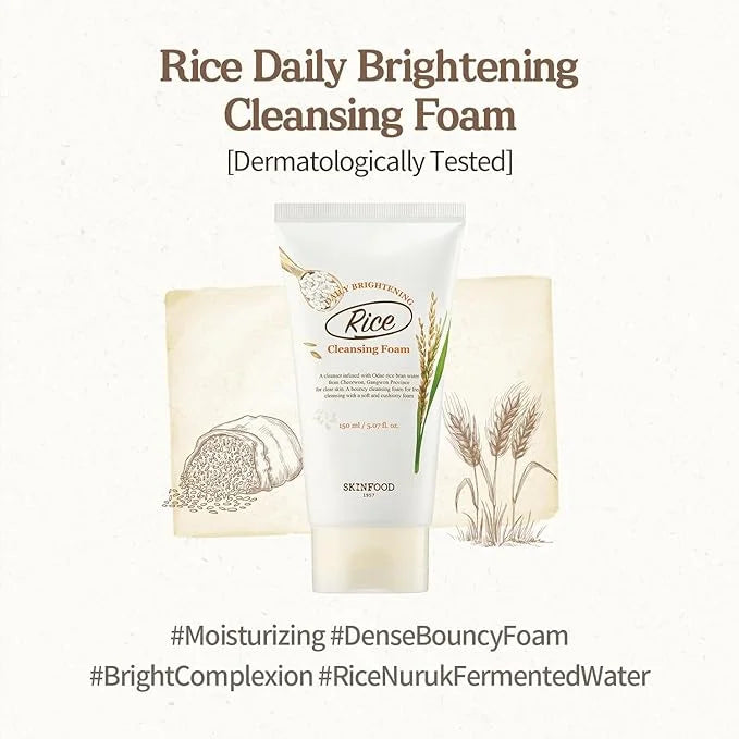 Skinfood Rice Daily Brightening Cleansing Foam 150ml