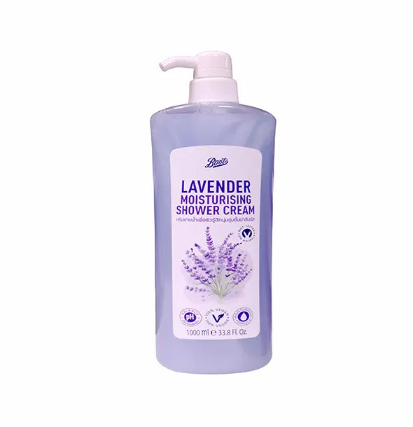 Boots Lavender Moisturizing Shower Cream 1000ml
