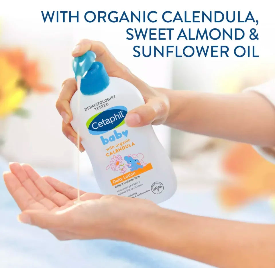Cetaphil Baby Daily Lotion with Organic Calendula (400ml)