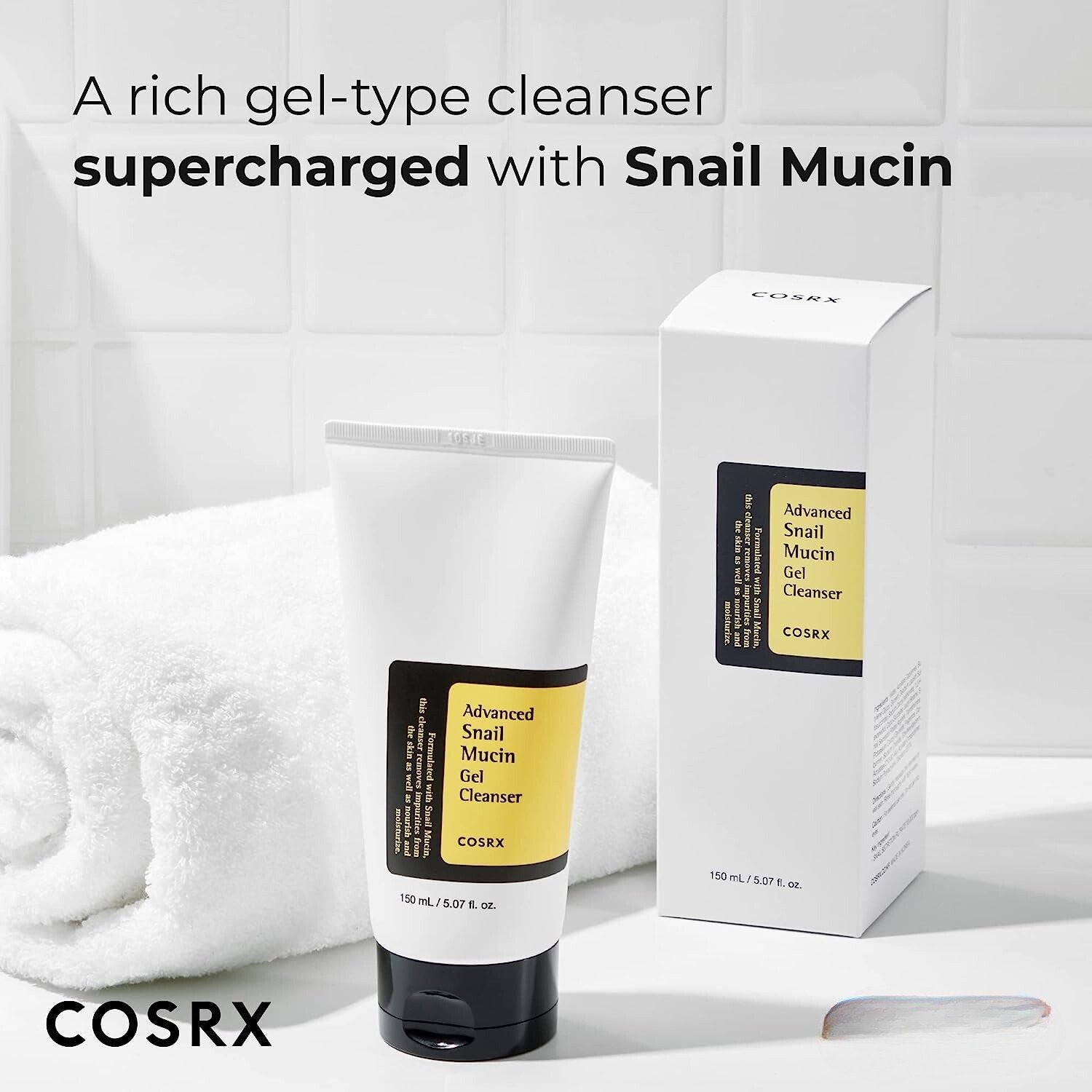 COSRX Advanced Snail Mucin Power Gel Cleanser 150ml