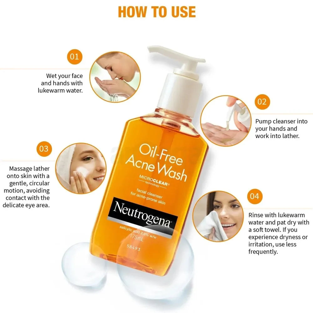 Neutrogena oil-free acne wash 175 ml