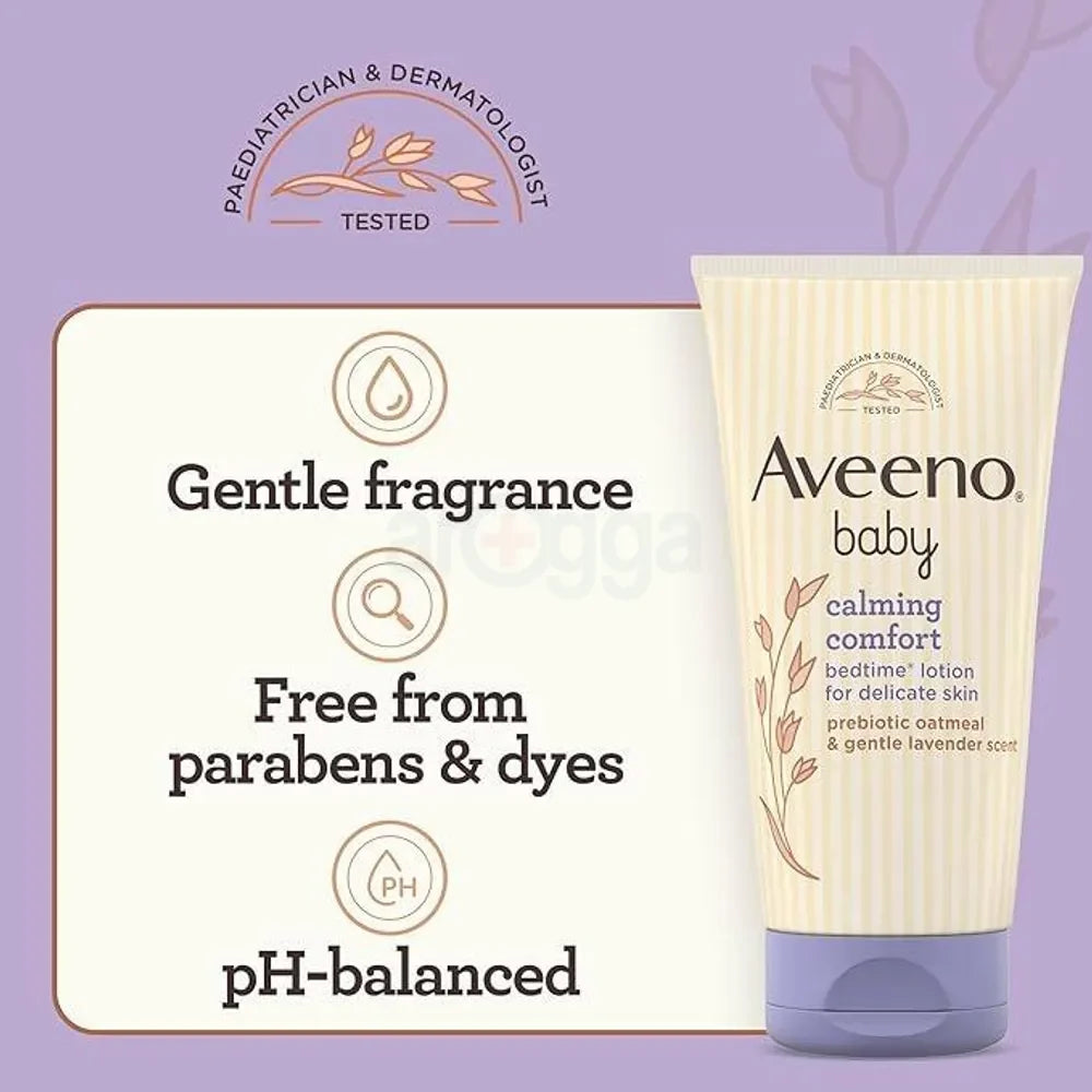 Aveeno Baby Calming Comfort Bedtime Lotion for Delicate Skin150ml