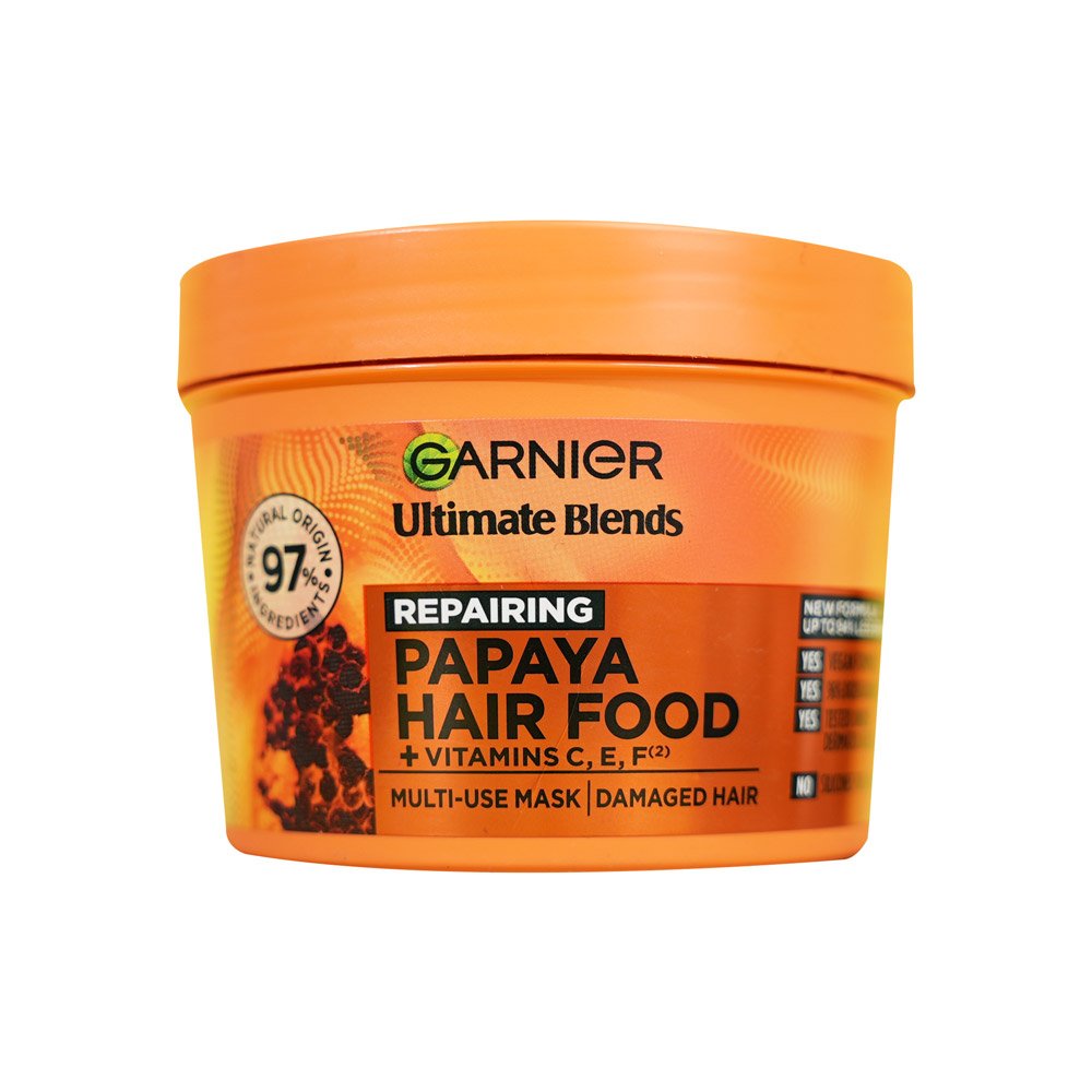 Garnier Hair Food Papaya & Amla 3-In-1 Damaged Hair Mask Treatment,390ml
